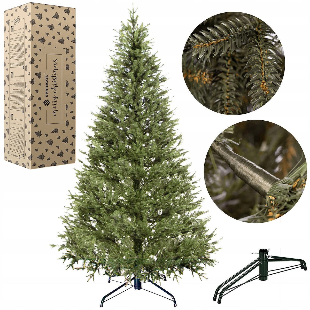Umelý vianočný stromček Springos 201 - 220 cm